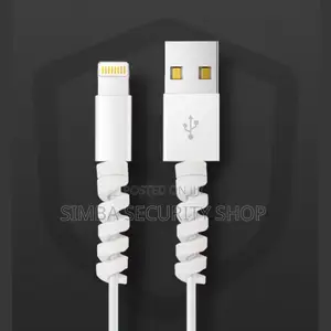 Spiral USB Cable Protector Silicone Flexible Cover Charging