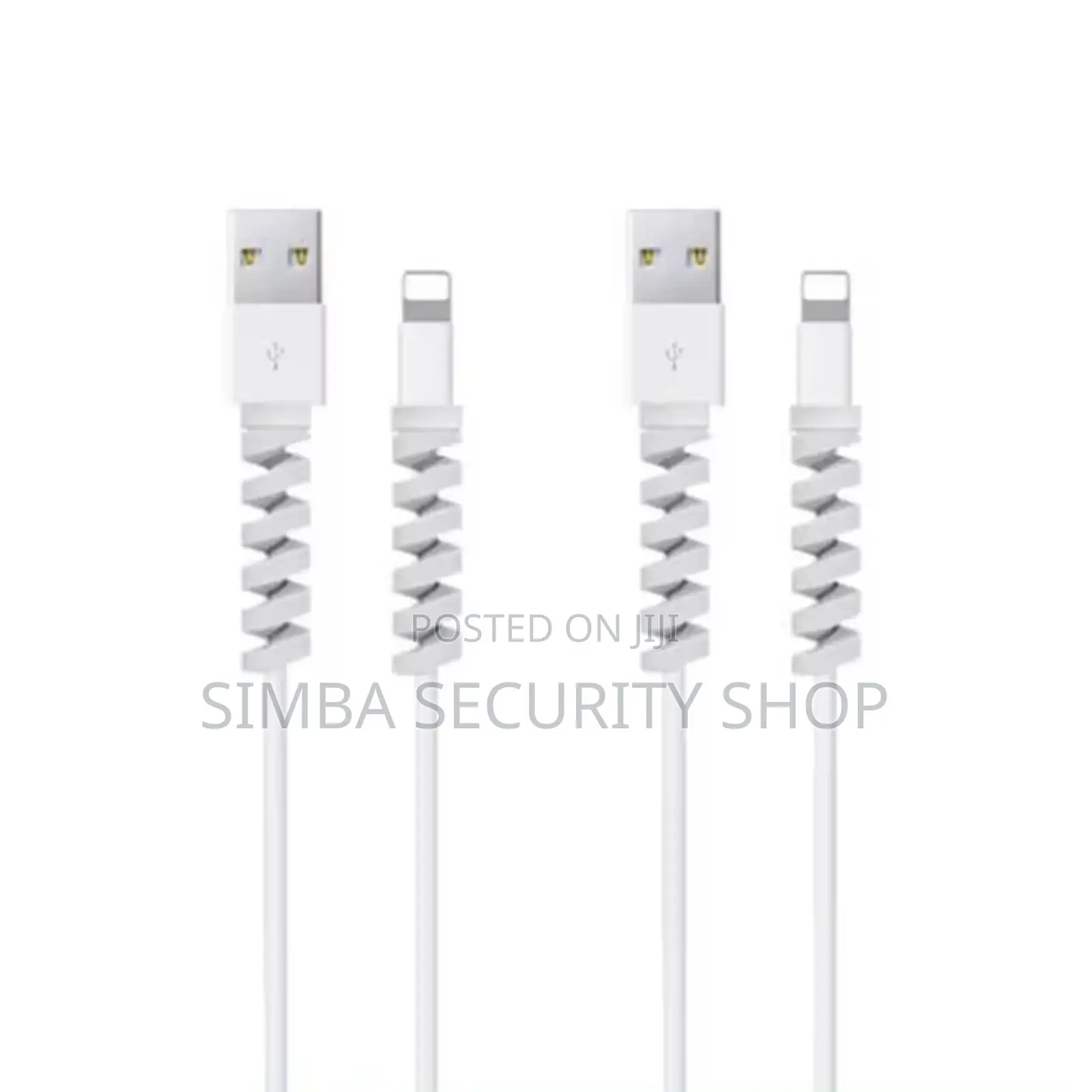 Spiral USB Cable Protector Silicone Flexible Cover Charging