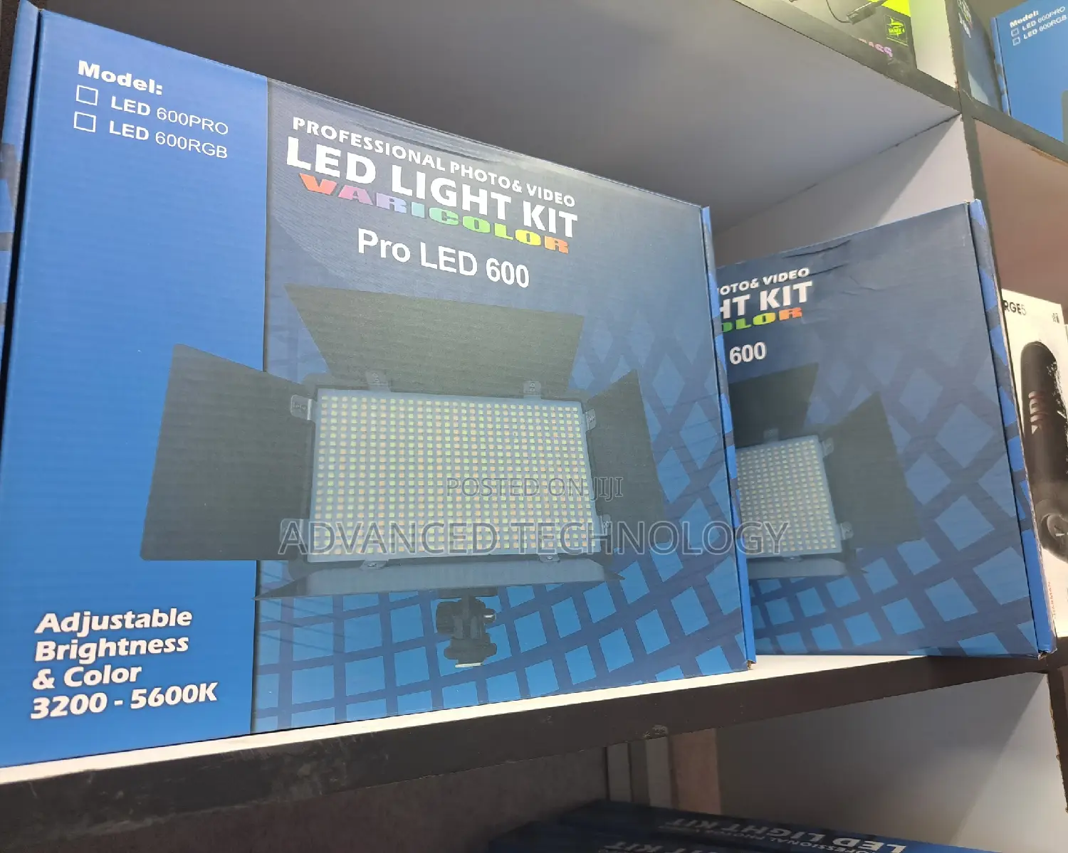 Pro Led 600 Video Light With Stand 2.1m