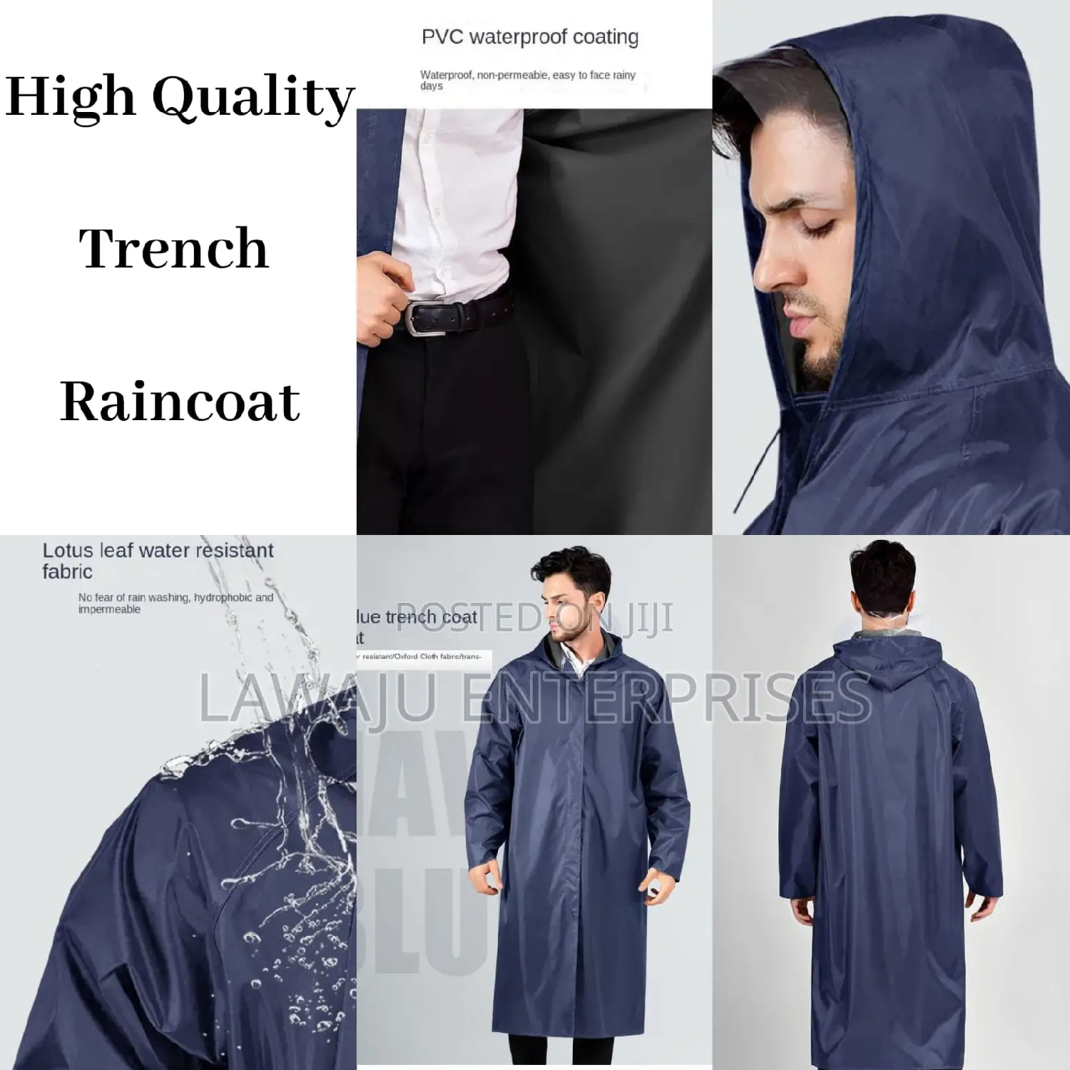 Lotus Leaf Adult Trench Raincoat