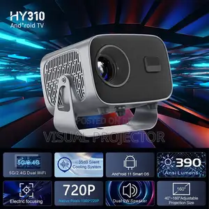 Anu A10 Android Projector With 150 Inch Screen Size