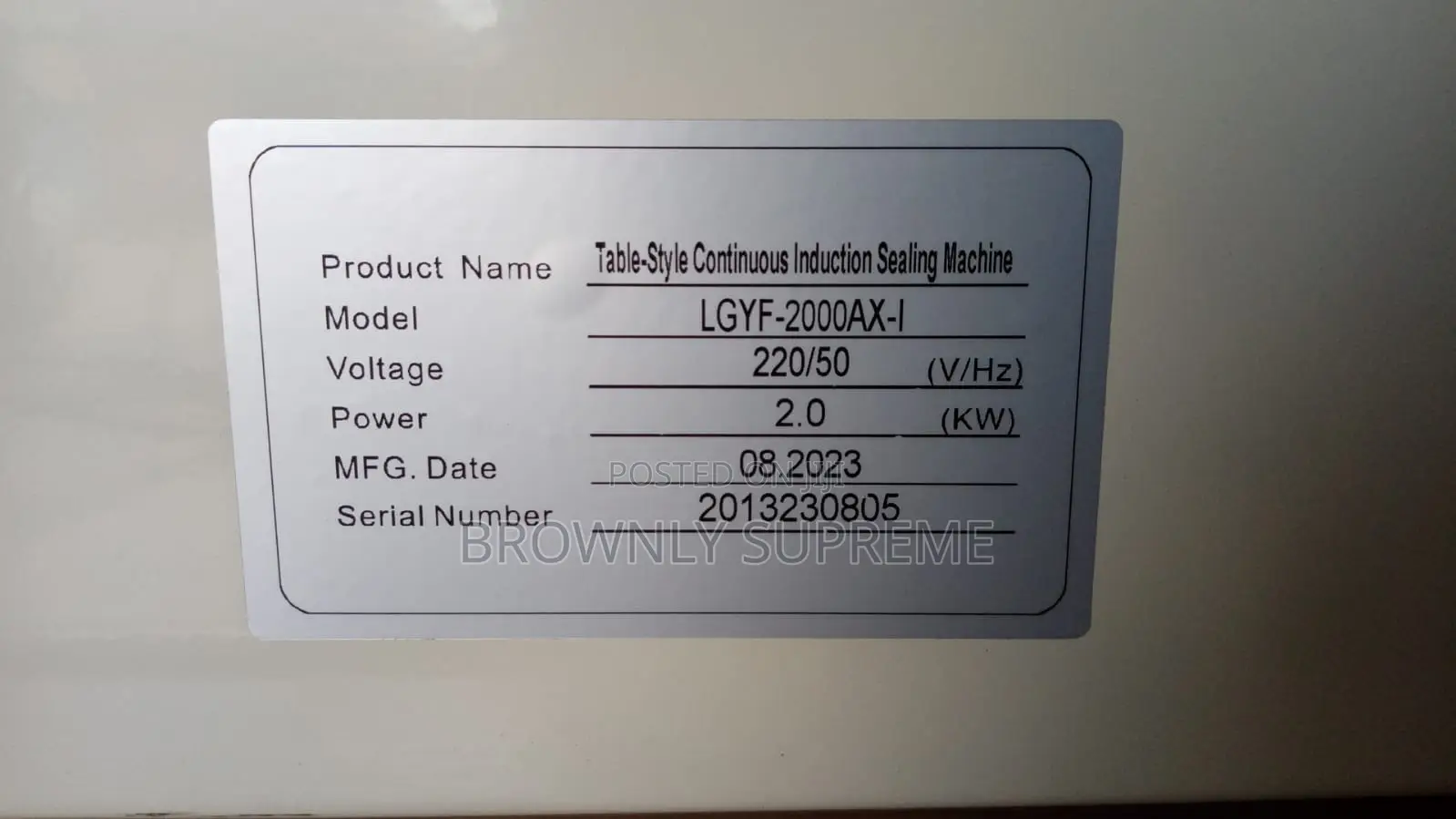 Brand New Magnetic Automatic Induction Sealer