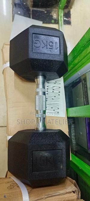 15kg Hexagonal Dumbell - thumbnail 2