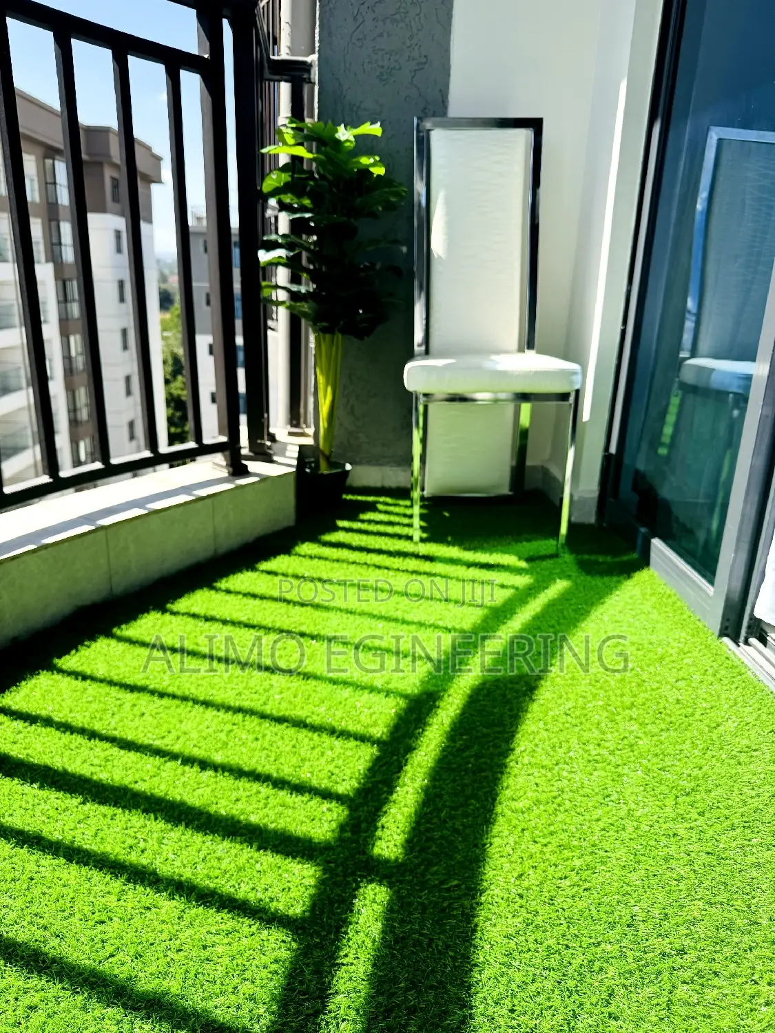 Artificial /Turf Grass Carpets Installation Decors