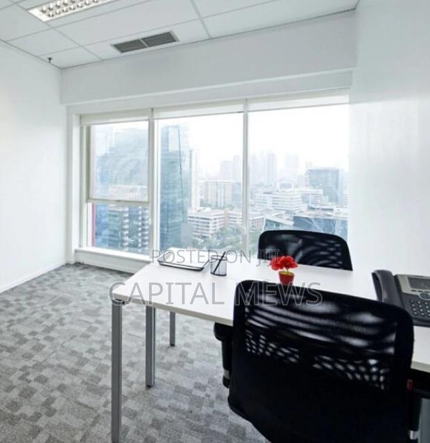 Private Furnished Office With Large Windows - main view