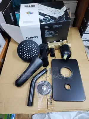 4way Black Concealed Shower Mixer