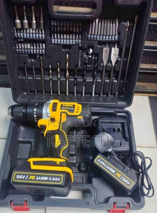 47 PCS Dewalt 88v Cordless Electric Hammer Drillset