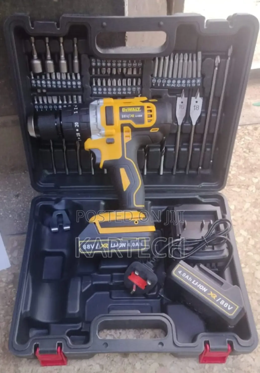 Dewalt 88v 47 Pieces Cordless Electric Hammer Drill Set