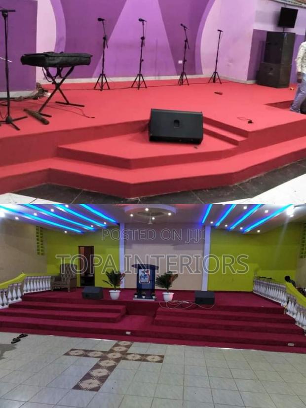 Beautiful Fitted Church Altar Carpets Covering the Whole Altar