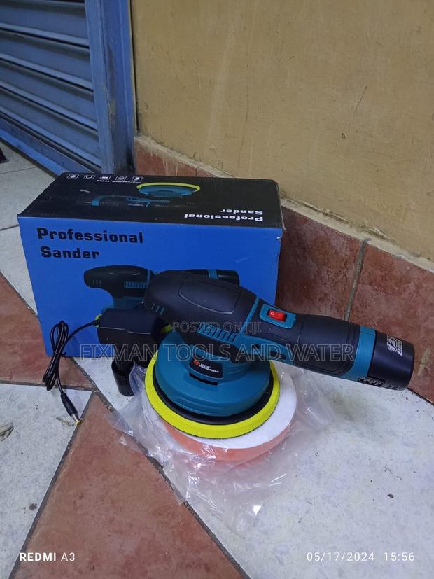 Professional Cordless Sander 2 Battery + Accessories - main view