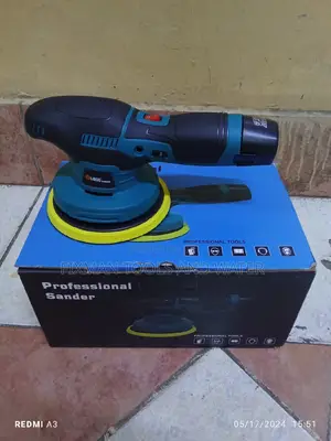 New Wood Orbital Sander Rechargeable + Free Accessories