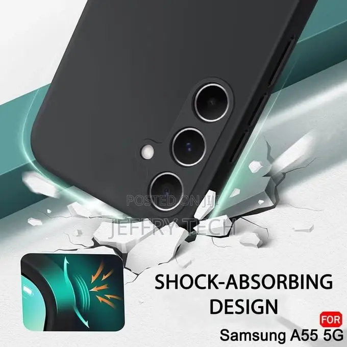 Silicone Back Cover Case for Samsung Galaxy A55 5G