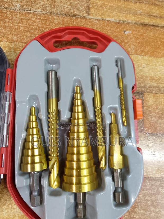Step Drill Bit Set/Quality 6pcs Step Drill Bit - thumbnail 2