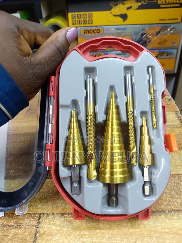 Quality Step Bit/ 6pcs Step Drill Bits Set - thumbnail 3