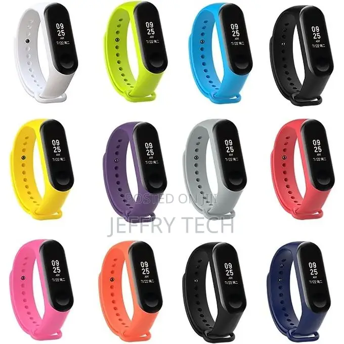 3 Pack for Xiaomi Mi Band 3/4 Silicone Replacement Strap Wat