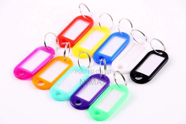 Keyrings Assorted Colours 6 Pack - thumbnail 4