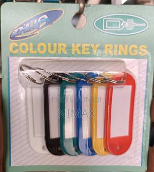 Keyrings Assorted Colours 6 Pack - thumbnail 2