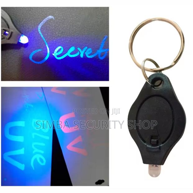 UV Keychain Keyholder Ultra Violet Flashlight Mini Gift - thumbnail 6