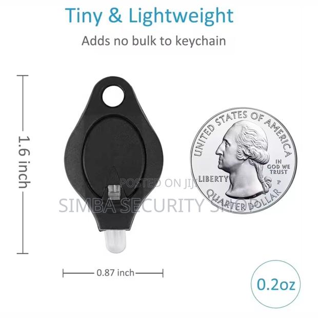 UV Keychain Keyholder Ultra Violet Flashlight Mini Gift - thumbnail 7