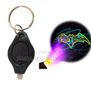 Ultraviolet Key Chain Holder Ring UV Torch Light Pendant - thumbnail 2