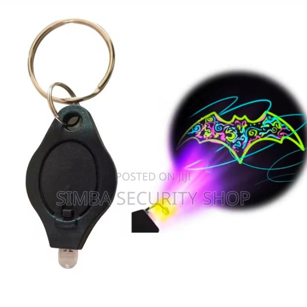 Ultraviolet Key Chain Holder Ring UV Torch Light Pendant - main view