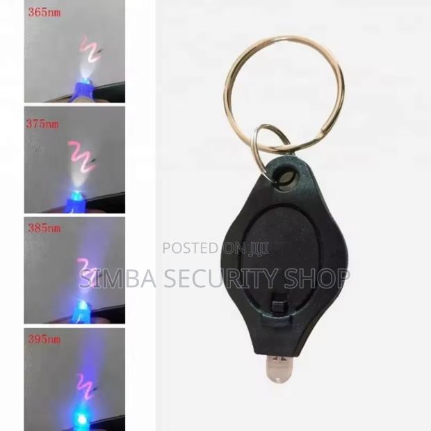 Ultraviolet Key Chain Holder Ring UV Torch Light Pendant - thumbnail 5