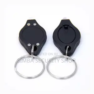 Ultraviolet Key Chain Holder Ring UV Torch Light Pendant