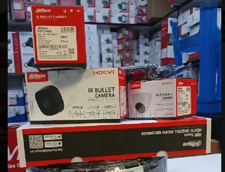 Dahua 4 Cameras 4 Channel 2mp Complete Pack of 4 CCTV Camera