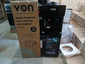 Von Water Dispenser 2 Tap Hot N Normal With Storage Cabinet