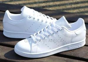 All White Adidas Stansmith Sneakers - thumbnail 2
