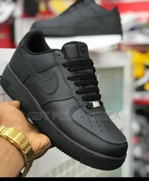 Black Airforce 1 Sneakers
