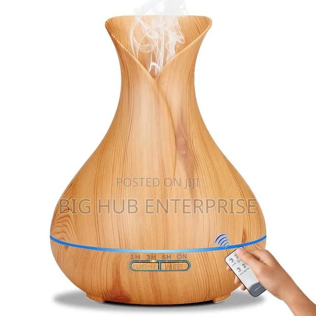 Remote Controlled Wooden Air Humidifier 500ml - thumbnail 3
