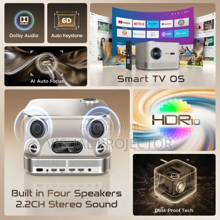 The Aurzen Boom 3 Android Projector