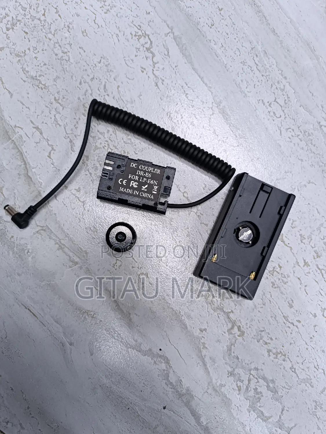 NP F970-Lp E6 Dummy Battery Mount Plate Adapter