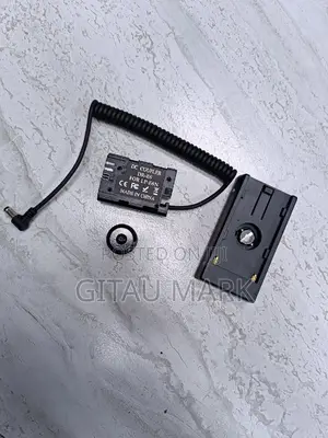 NP F970-Lp E6 Dummy Battery Mount Plate Adapter