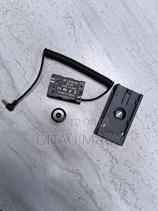 NP F970-Lp E6 Dummy Battery Mount Plate Adapter