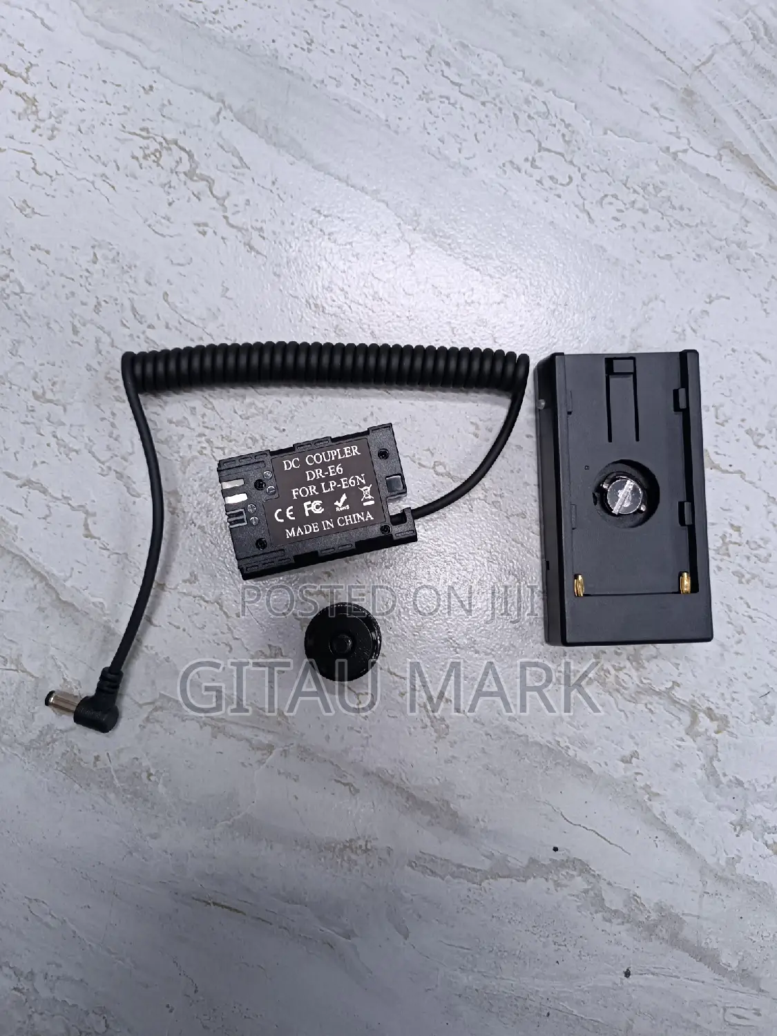 NP F970-Lp E6 Dummy Battery Mount Plate Adapter