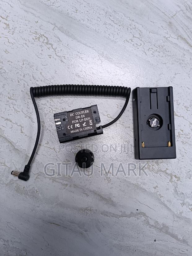 NP F970-Lp E6 Dummy Battery Mount Plate Adapter - thumbnail 3