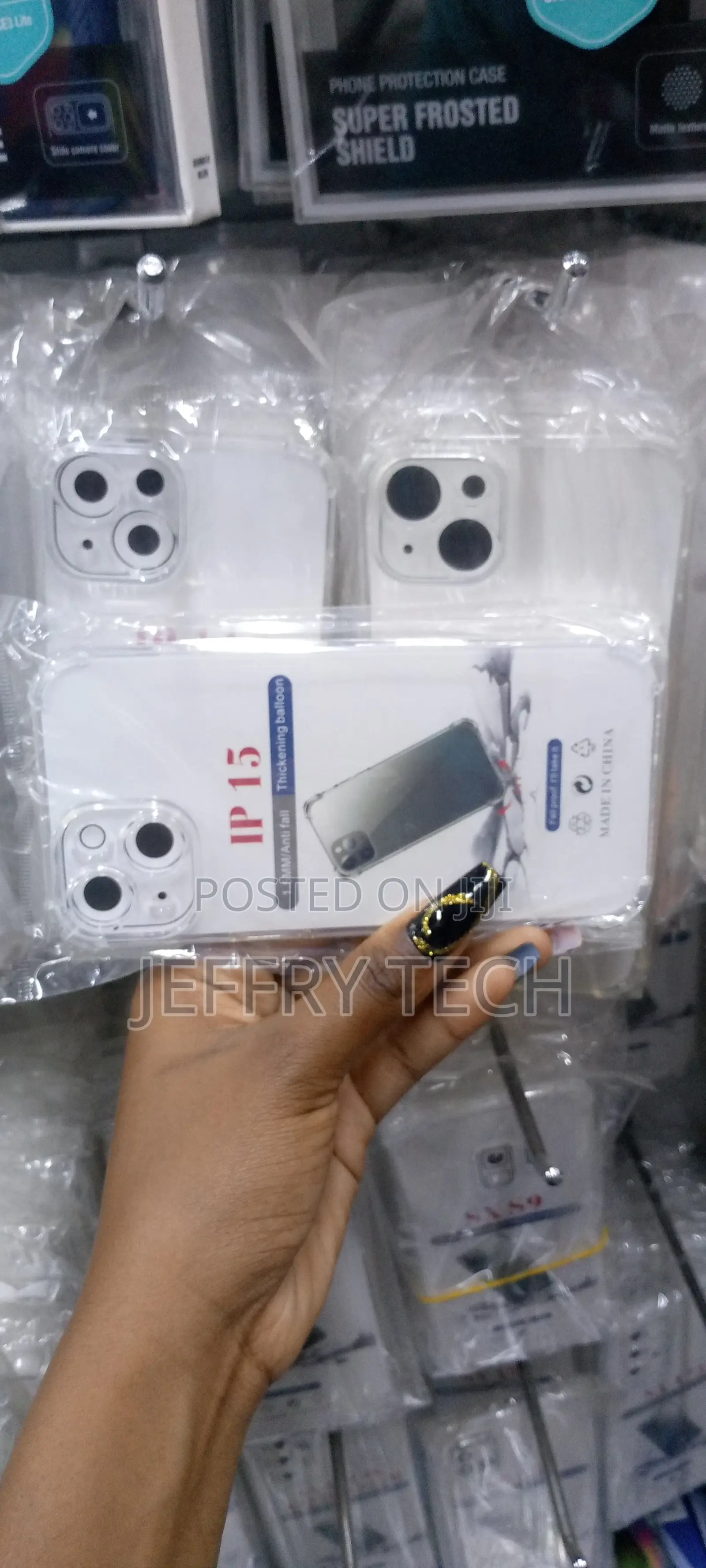 Temdan Designed for iPhone 15 Case Clear