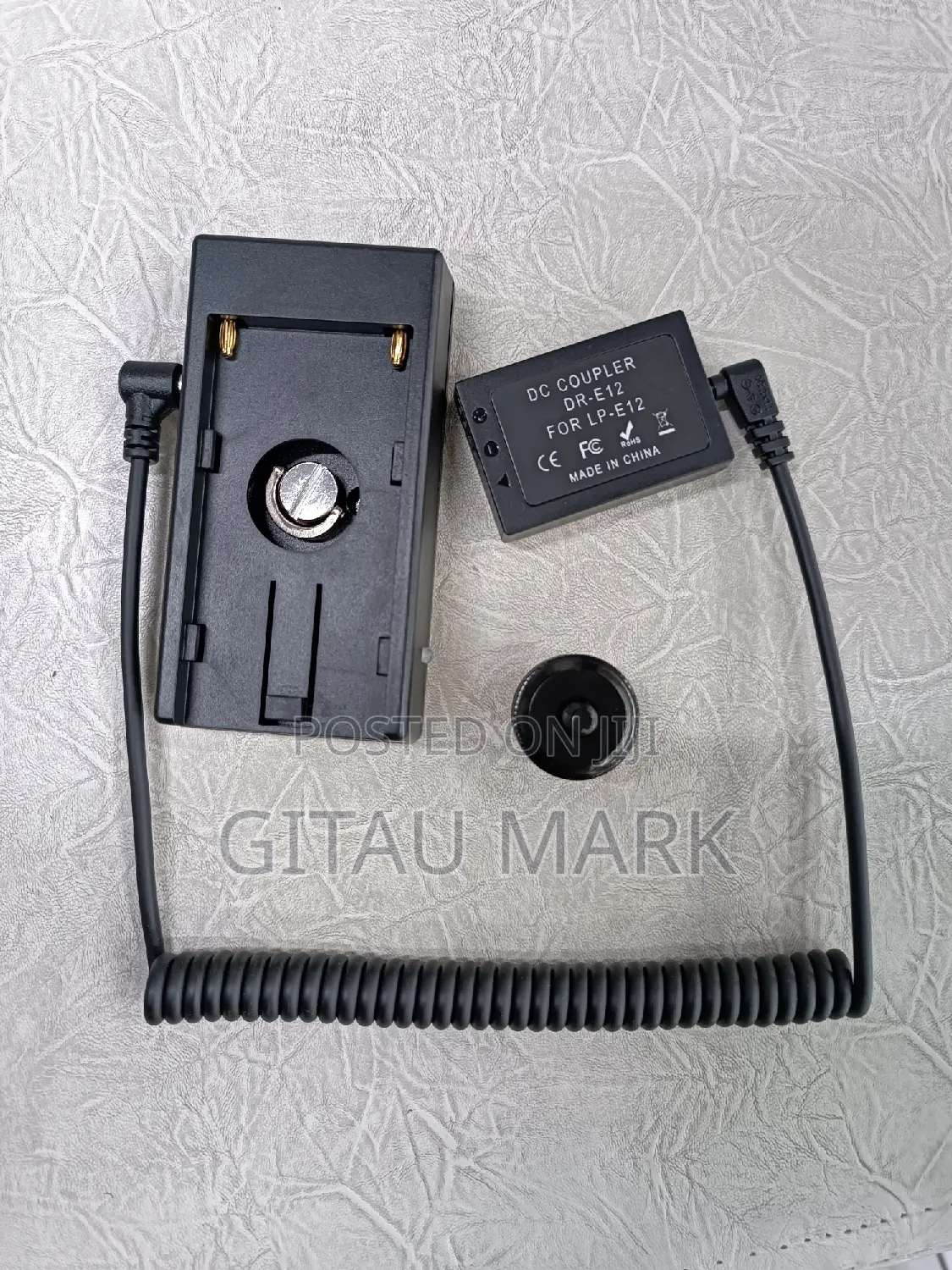 NP F970-Lp E12 Dummy Battery Mount Plate Adapter