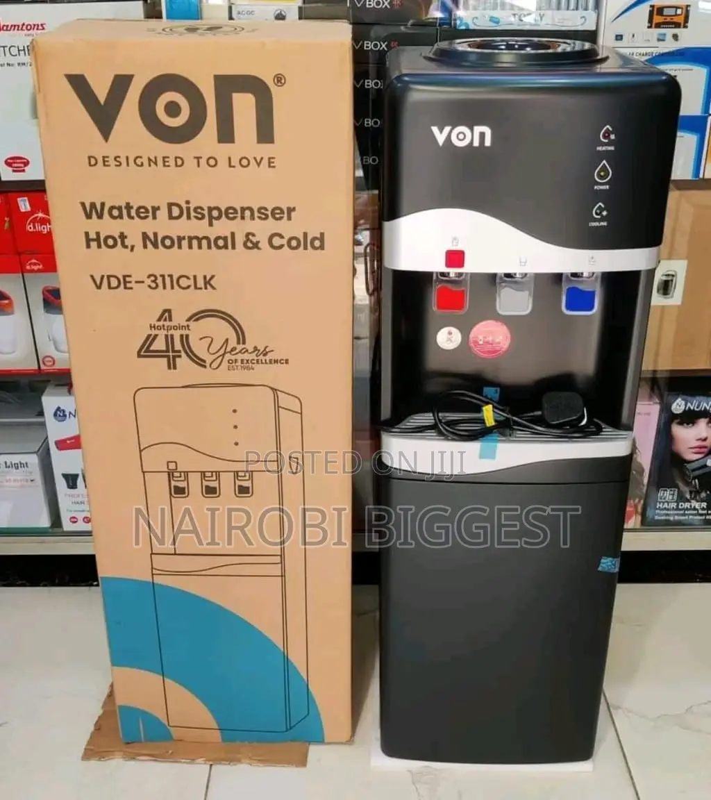 Classic Von Hotpoint 3tap Water Dispenser Hot and Cold