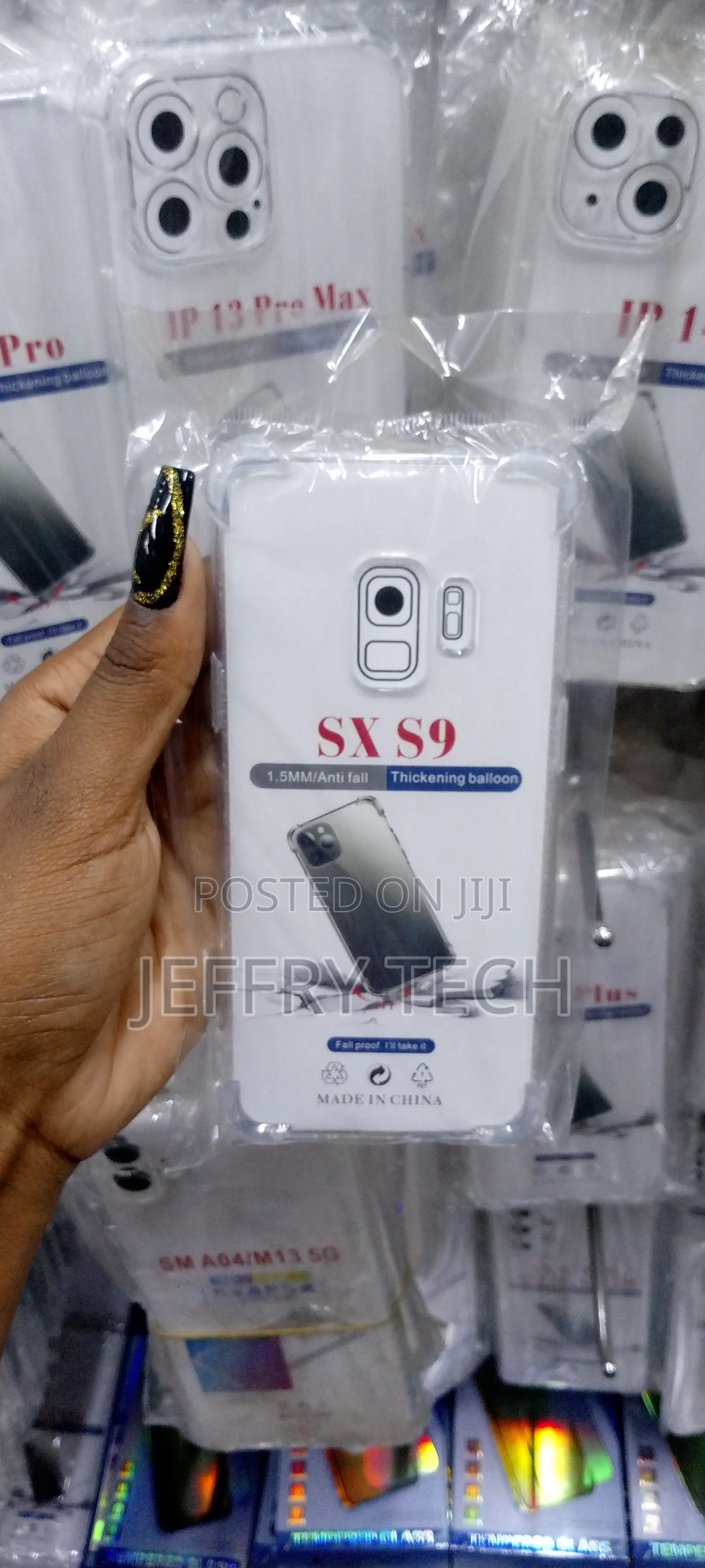 KIOMY Clear Case for Samsung Galaxy S9, Airbags Corners Shoc
