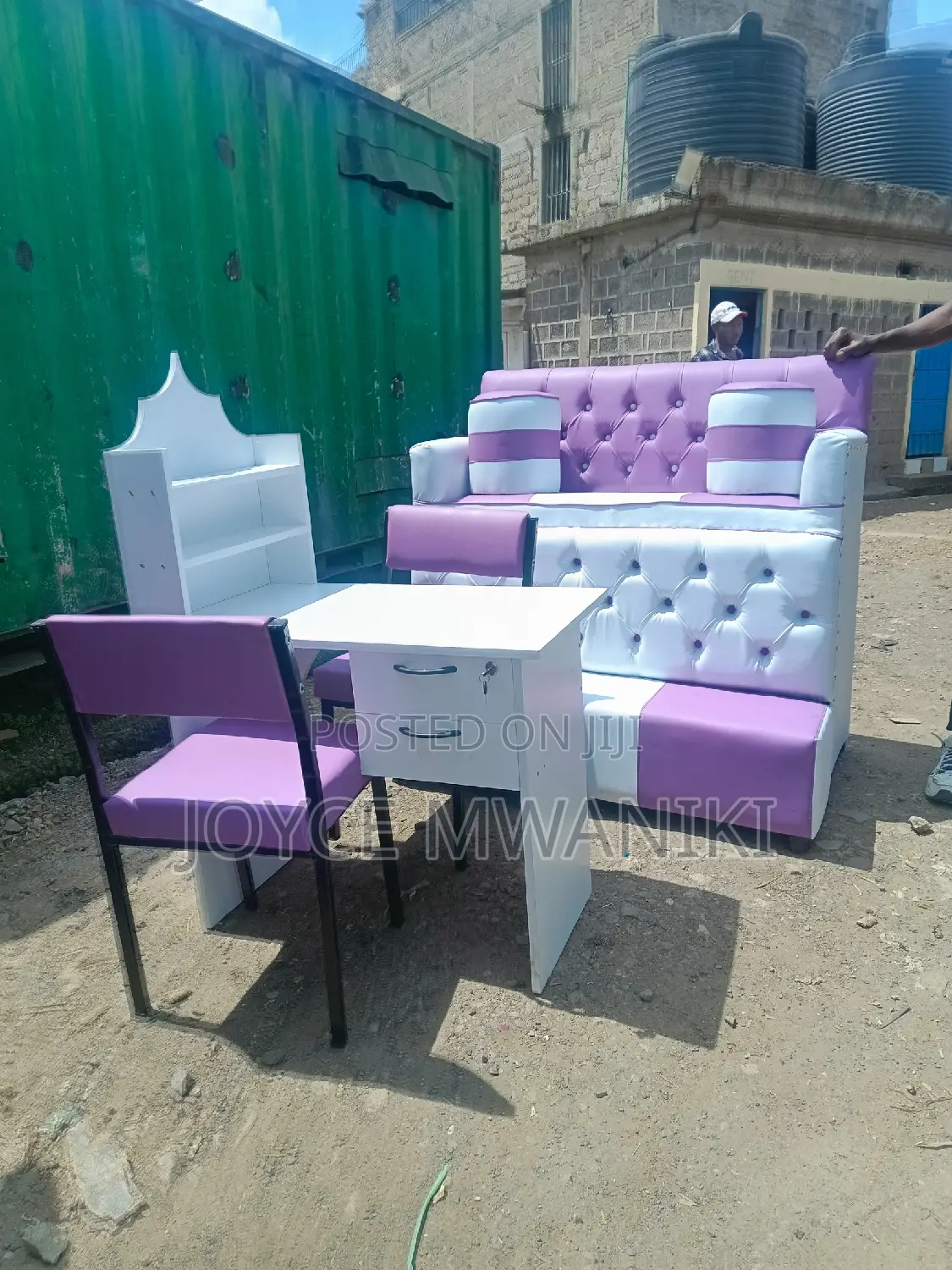 Manicure and Pedicure Sets, Purple and White 