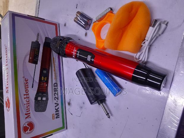 Single Microphone Wireless - Red Color (Distance Upto 150 M) - main view