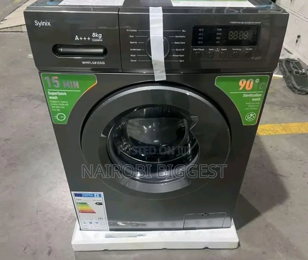 Amazing Syinix 8kgs Front Load Washing Machine