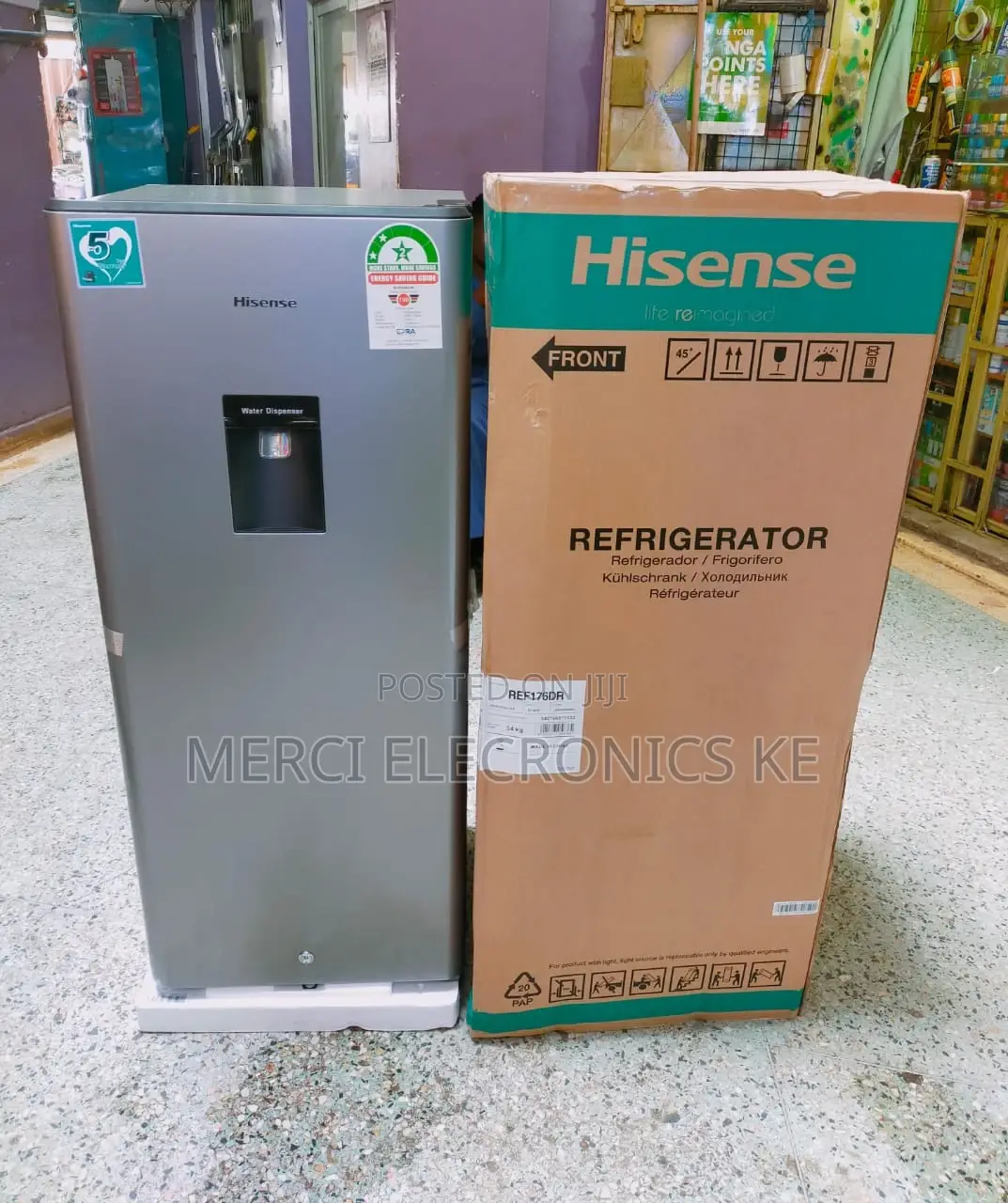 Hisense Fridge With Single Door 176l Ref176dr