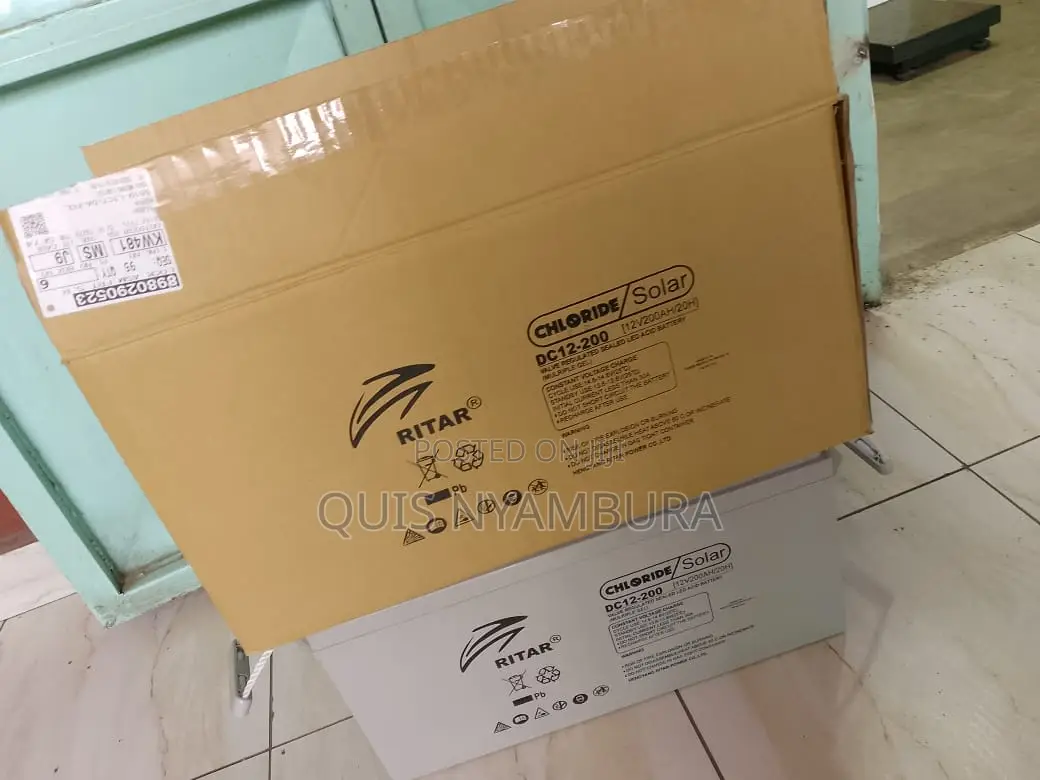 Solar Battery Ritar 200A Battery.