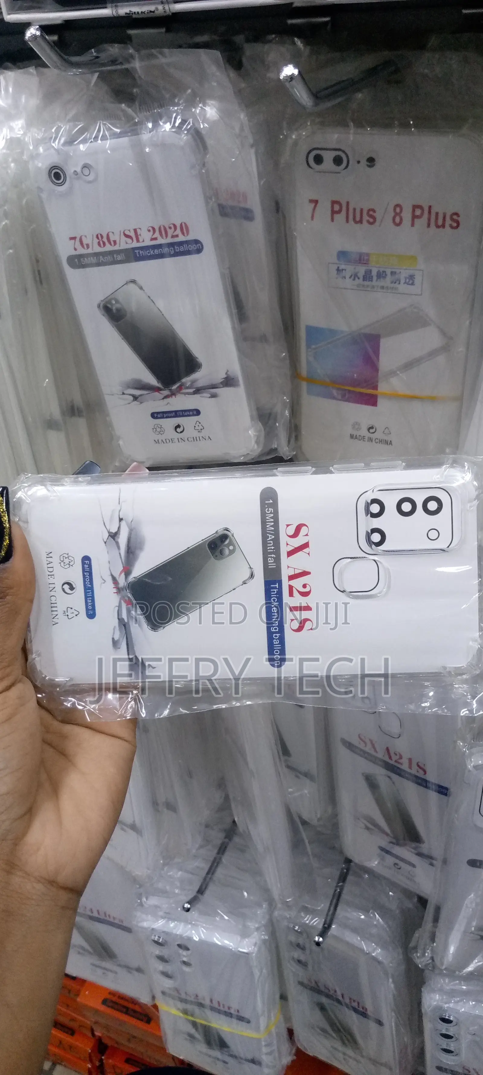 Case Compatible With Galaxy A21s Transparent Clear, Protecto