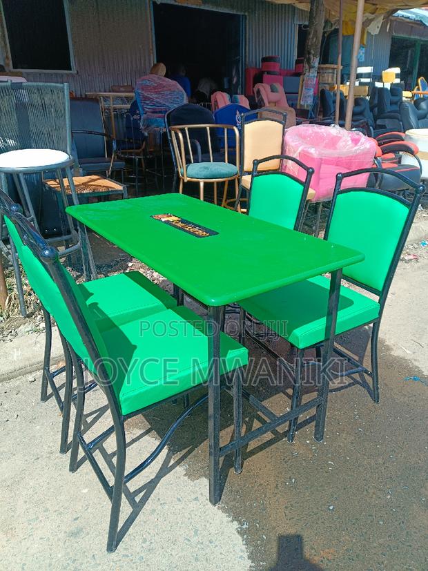 Restaurant Set, Green With a 2ft by 4 Ft Table  - thumbnail 3