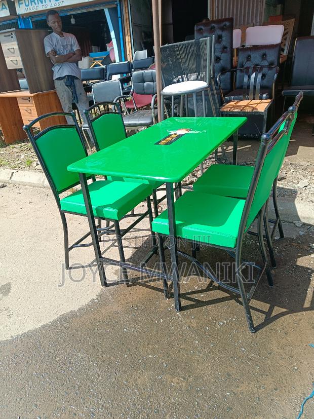 Restaurant Set, Green With a 2ft by 4 Ft Table  - thumbnail 4